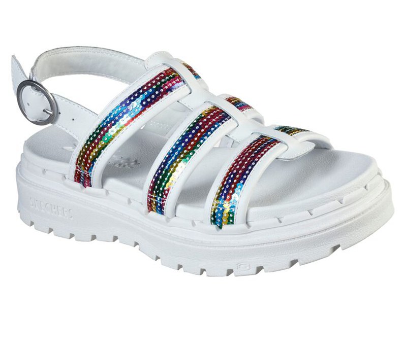 Skechers Dam Vita/Olika Färger Sandaler - Jammers - Triple Rainbow - Sverige (ZVIXO-6235)